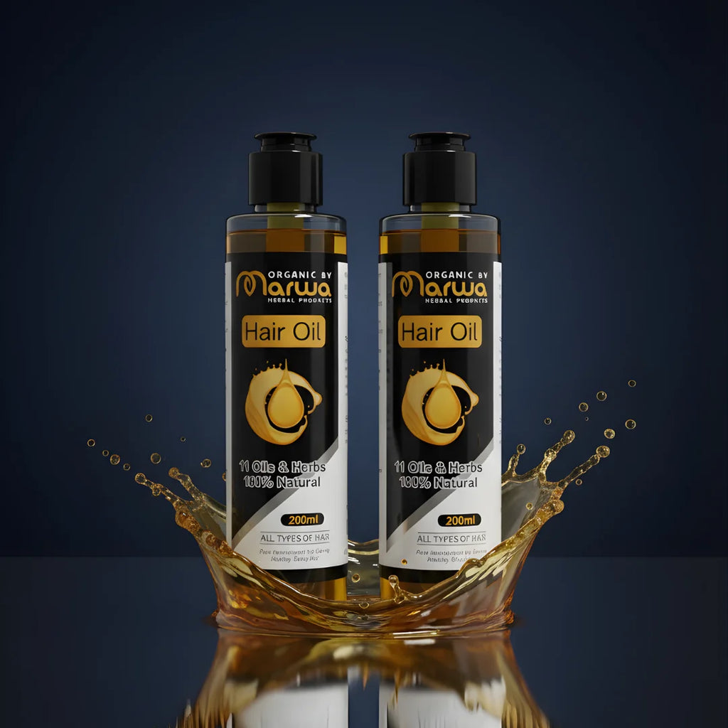 Hair Care Power Pack – 2 Herbal Hair Oils (200ml Each)