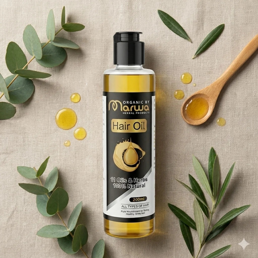 Hair Oil for Hair Growth, Dandruff Control & Hair Fall Reduction