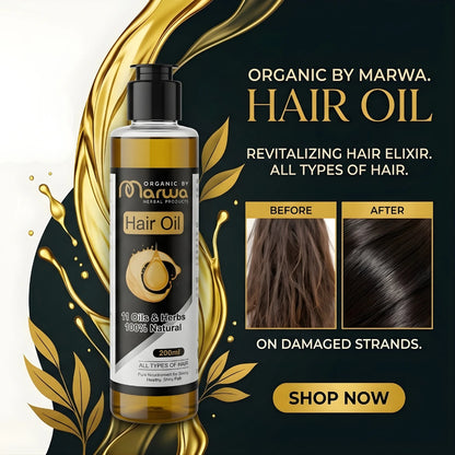 Hair Oil for Hair Growth, Dandruff Control & Hair Fall Reduction